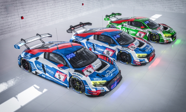 Decal Audi R8 GT3 evo team Phoenix - Scherer Nürburgring 2022 #16 - Scale 1:32